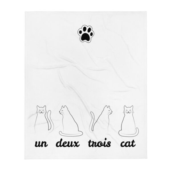 Decke “Une. deux. trois. cat”